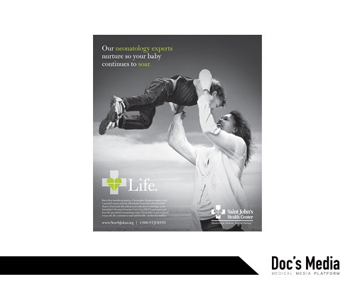 Saint John’s Health Center의 슬로건 “Breakthrough Medicine, Inspired Healing” 출처 ; https://www.behance.net/gallery/14352285/2011-Saint-Johns-Health-Center-Life-Campaign
