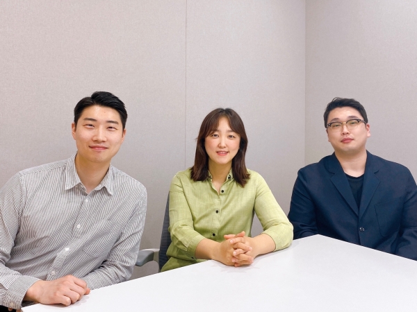 SM C&C CP3팀 강정환, 김현정 팀장, 윤성권 (왼쪽부터)