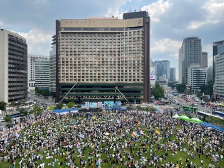 제 23회 서울퀴어문화축제 사진 (사진 윤지원)