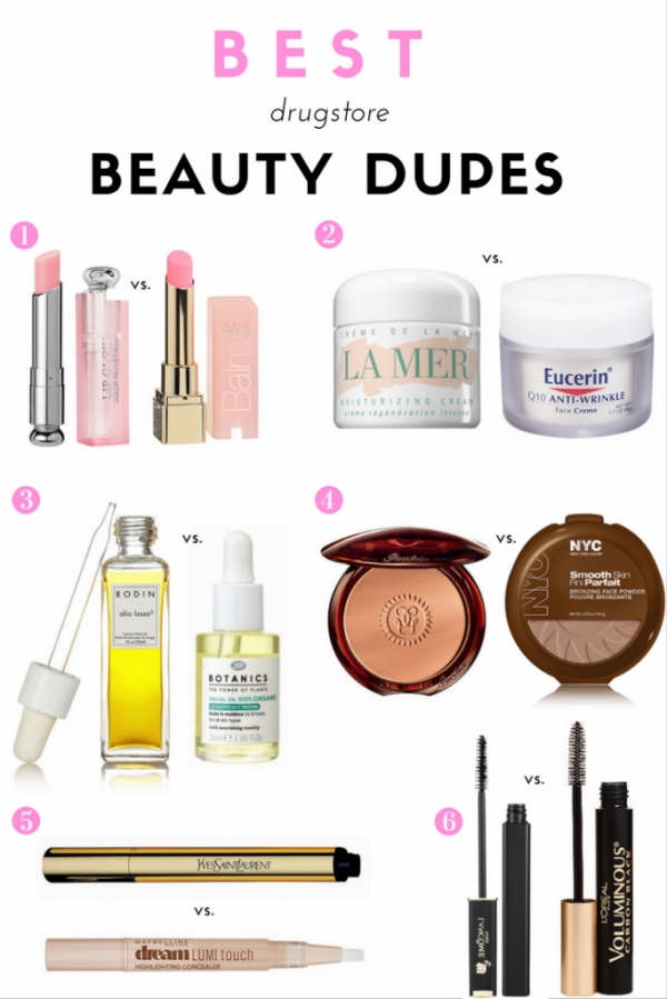 beauty dupes (출처 thebeautyblotter)
