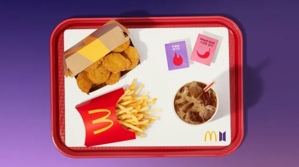BTS famous orders (출처 McDonald's)