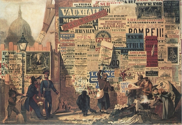 John O. Parry, “A London street scene” (1835)