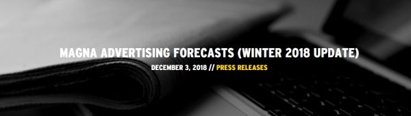 출처 Magna Advertising Forecasts