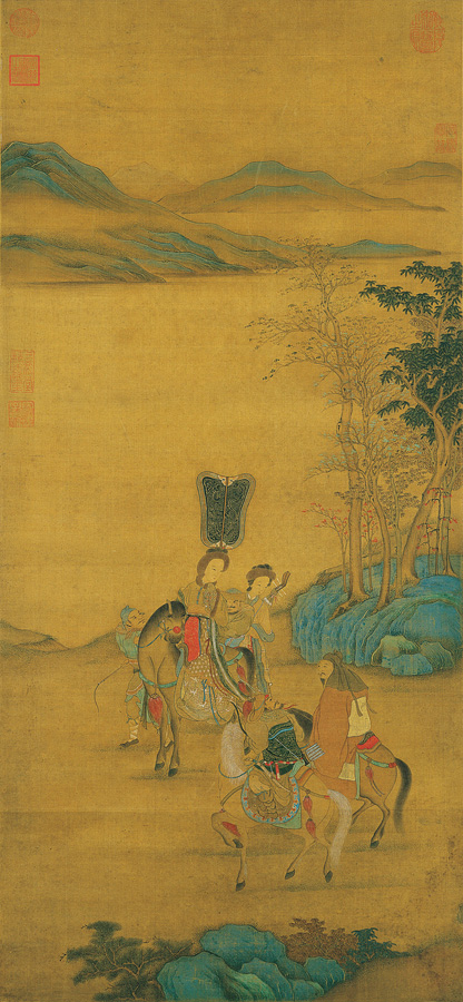 《明妃出塞圖》,台北故宮博物院 소장