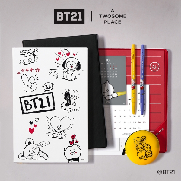 투썸플레이스가 BT21과 협업해 선보인 2020 데일리키트