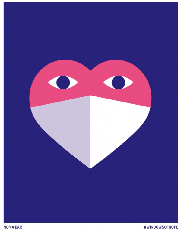 Noma Bar 'Love Mask'