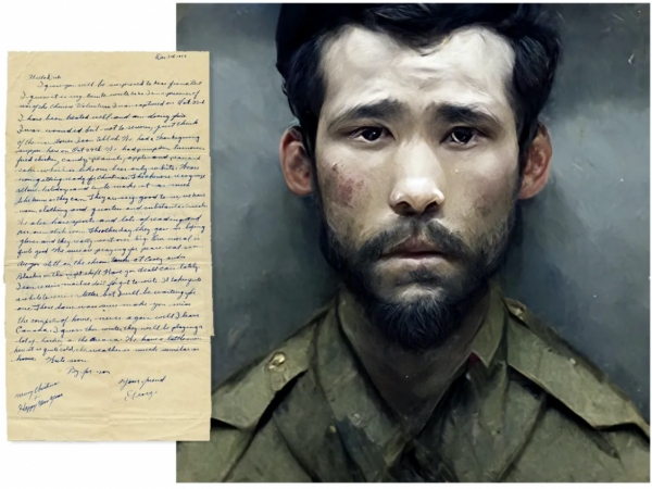 1952년 한국 전쟁에 참전했던 죠지 그리피스의 편지