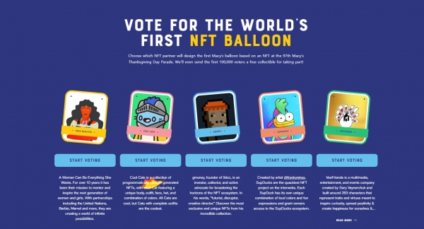 NFT 5종 (출저 공식 홈페이지)
