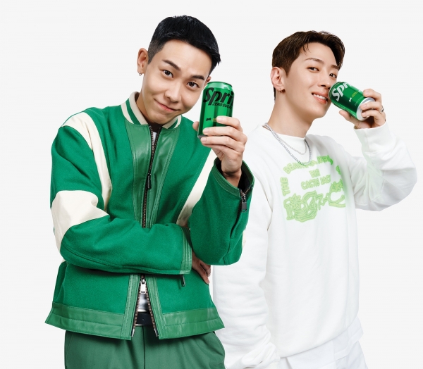 ‘스프라이트&밀’ 캠페인 모델 로꼬&그레이