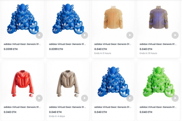 Virtual Gear collection (출저 openseas)