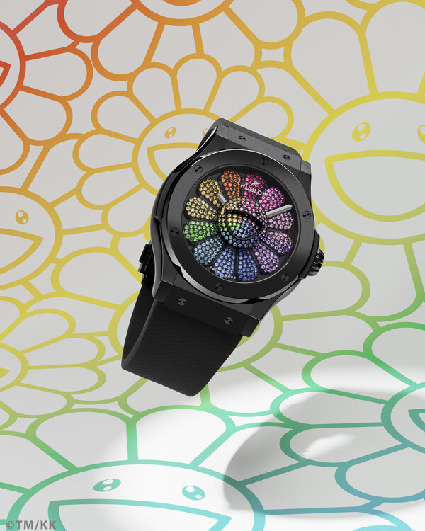 Classic Fusion Takashi Murakam Black Ceramic Rainbow