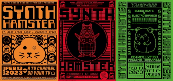 pringles Synth Hamster poster (출처 musebycl.io)