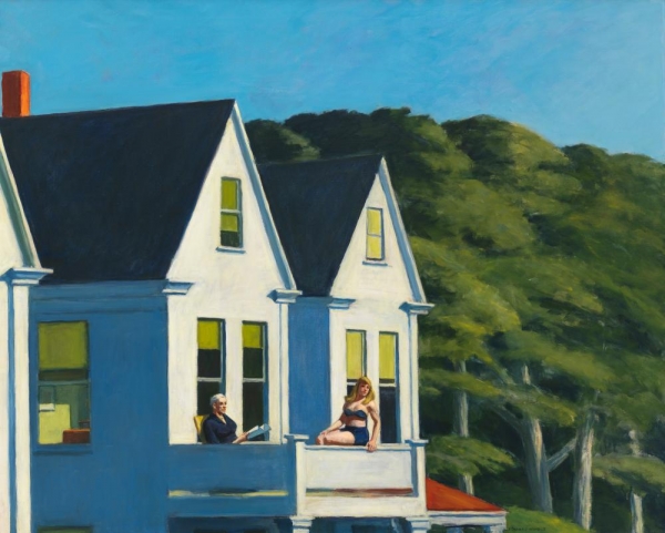 Edward Hopper, Sunlight on the Second Floor〉ⓒ 2023 Josephine Hopper's Heirs / Licensed by SACK, Seoul