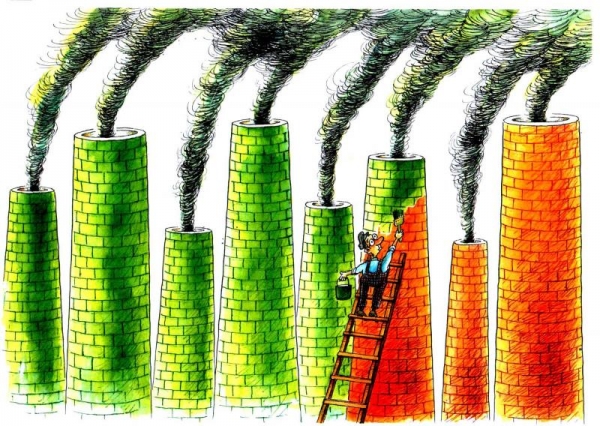 출처 CARTOON MOVEMENT GREENWASHING