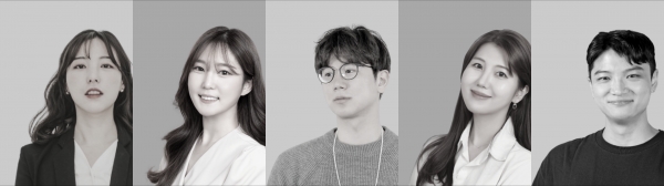 신주혜, 오수인, 정상연, 현환희, 안현준 (왼쪽부터)