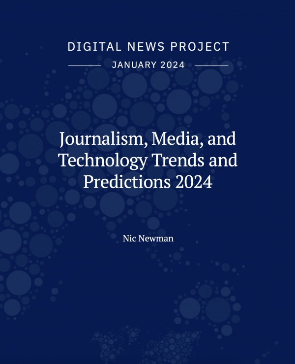 Journalism, Media. and Technology Trends and Predictions 2024 표지