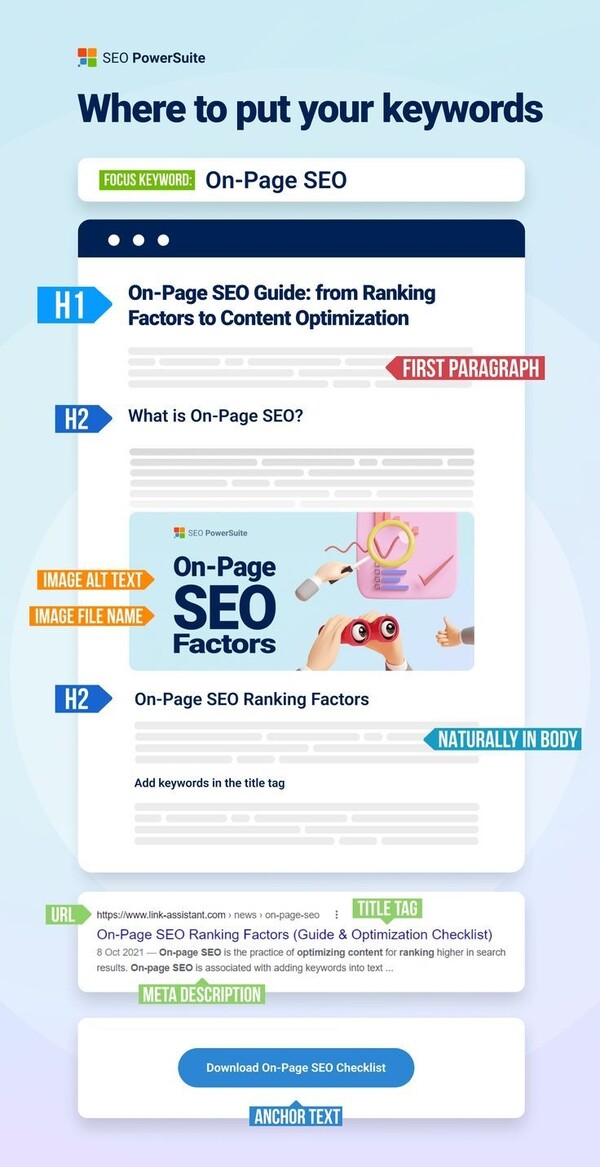 출처 SEO PowerSuite / 레드 웹사이트 디자인