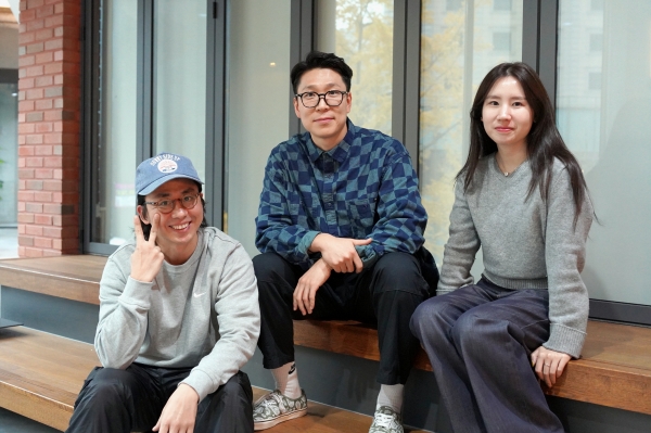 이승준 국장, 송승현 국장, 신현정 어카운트 매니저 (왼쪽부터)